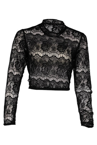 Elegant Bavarian black blouse