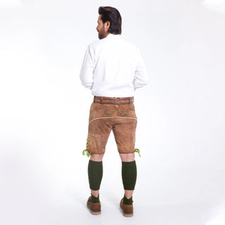 Brown Deerskin Lederhosen Men