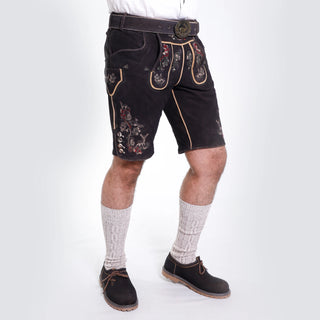 Lederhosen Men Faded Black