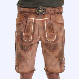 Brown Authentic Oktoberfest Lederhosen
