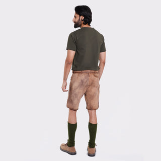 Brown Authentic Oktoberfest Lederhosen