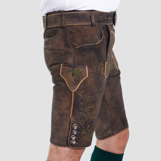 men Lederhosen Vintage Brown