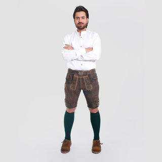 Men Lederhosen Vintage Brown