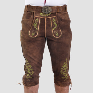 Authentic russet brown bundhosen shorts