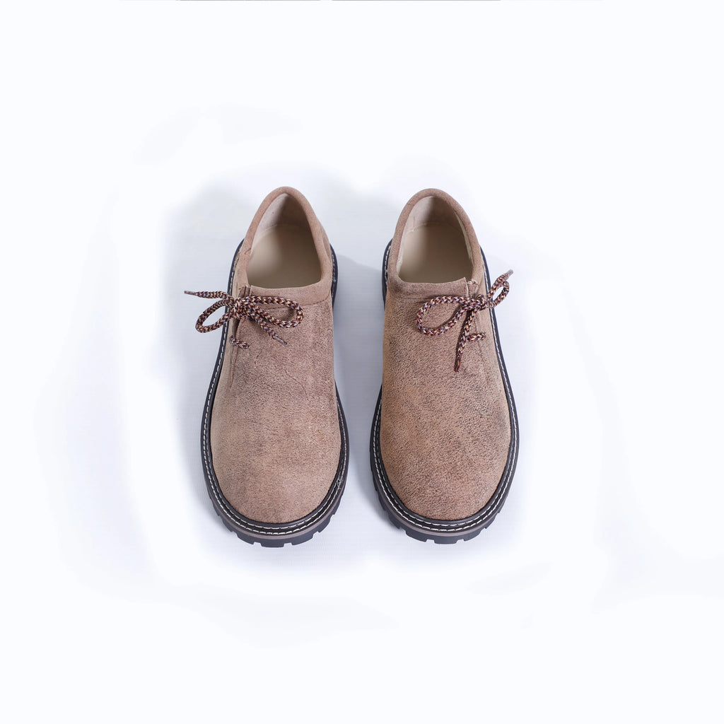 German Lederhosen Shoes for Men Clean Brown - Lederhosen Store