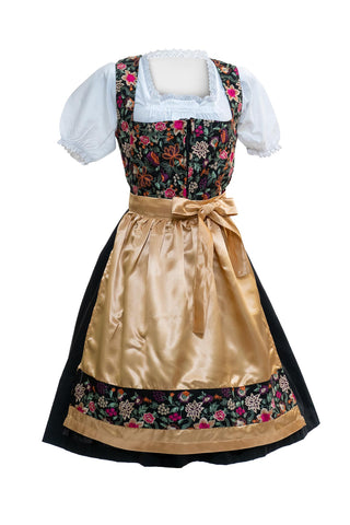 Elegant spring gold dirndl