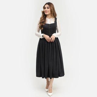 Black Dirndl Dress Timeless Delight