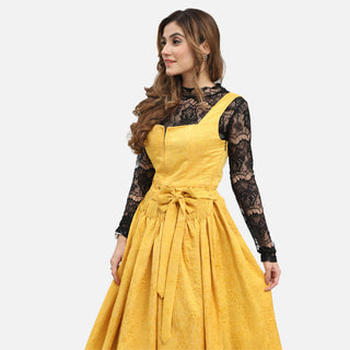 Sunny Yellow Dirndl Bright and Cheerful Oktoberfest Outfit