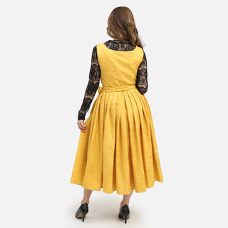 Sunny Yellow Dirndl Bright and Cheerful Oktoberfest Outfit