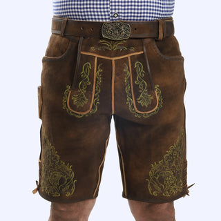 Brown Colored Trachten Lederhosen