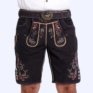 Tradiotional Lederhosen Men Faded Black
