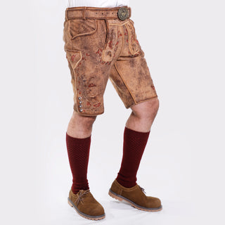 Premium German Lederhosen Outfit Vintage Brown