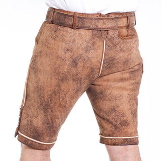 Camel Brown Traditional Lederhosen Outfir for Men