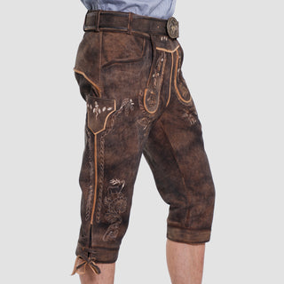 Premium-Grade German Bundhosen Vintage Brown