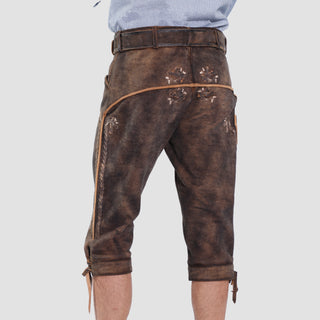 Premium-Grade German Bundhosen Vintage Brown