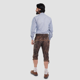 Premium-Grade German Bundhosen Vintage Brown