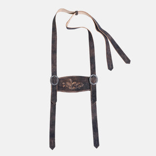 Double Shaded Lederhosen Men Suspenders