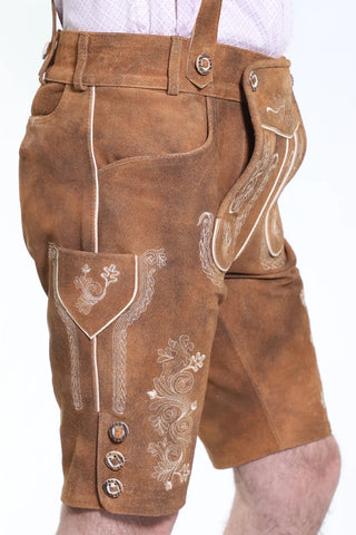 Walnut Brown German Lederhosen