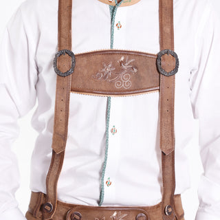 Brown Bliss German Lederhosen For Men