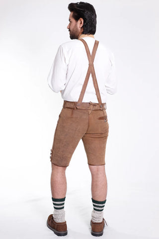 Brown Bliss Authentic German Lederhose