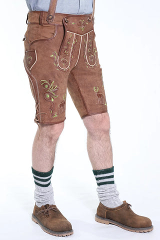 Brown Antique Lederhosen for Oktoberfest