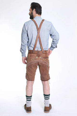 Brown Antique Lederhosen for Oktoberfest