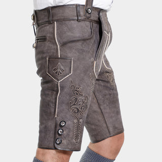 Men's Lederhosen Elegantly Gray