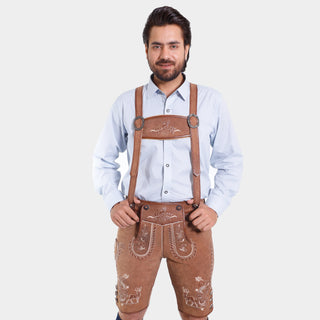 Bold Brown Men's Lederhosen