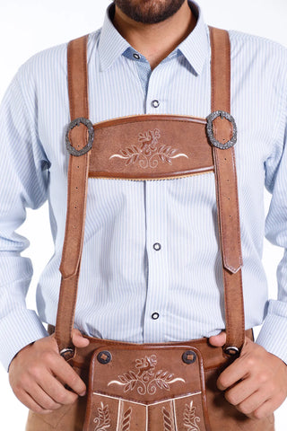 Bold Brown Men's Lederhosen