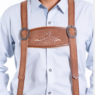 Bold Brown Men's Lederhosen