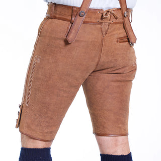 Bold Brown Men's Lederhosen
