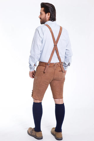 Bold Brown Men's Lederhosen