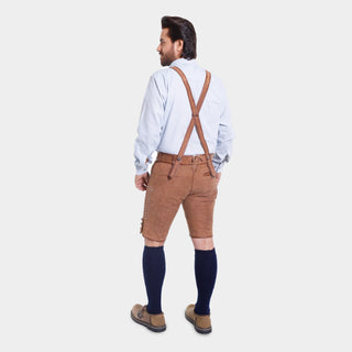 Bold Brown Men's Lederhosen