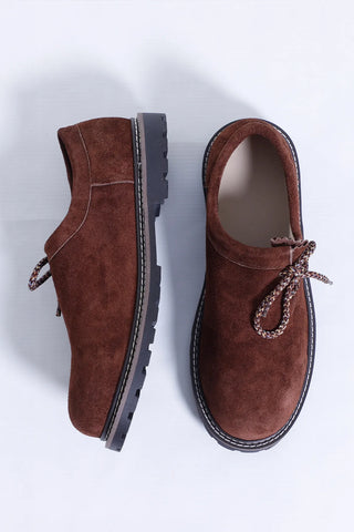 Lederhosen Shoes For Men in Choco Brown