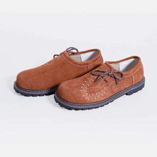 Authentic Lederhosen Shoes Men Deep Brown