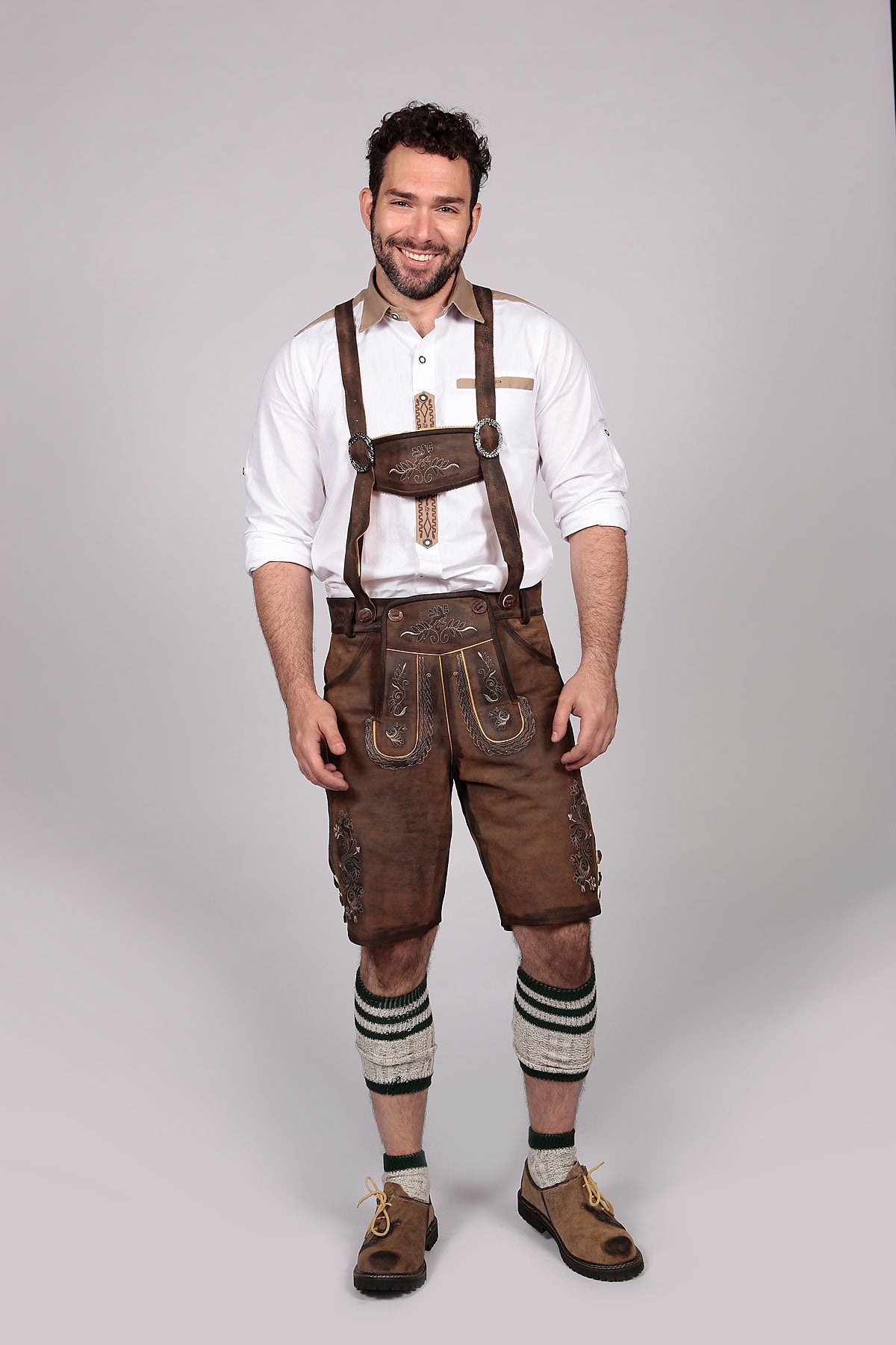 classic gear lederhose German Lederhosen Timeless Antique Brown – Oktoberfest Wear